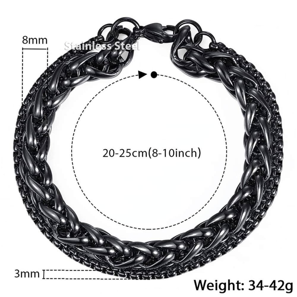 Chain Link Bracelets Male Jewelry B007